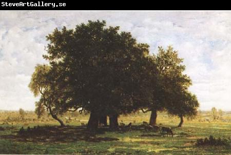 Theodore Rousseau Oak Trees near Apremont (mk09)